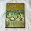Rich Banarasi Silk Saree with Traditional Zari Weaving – Timeless Elegance