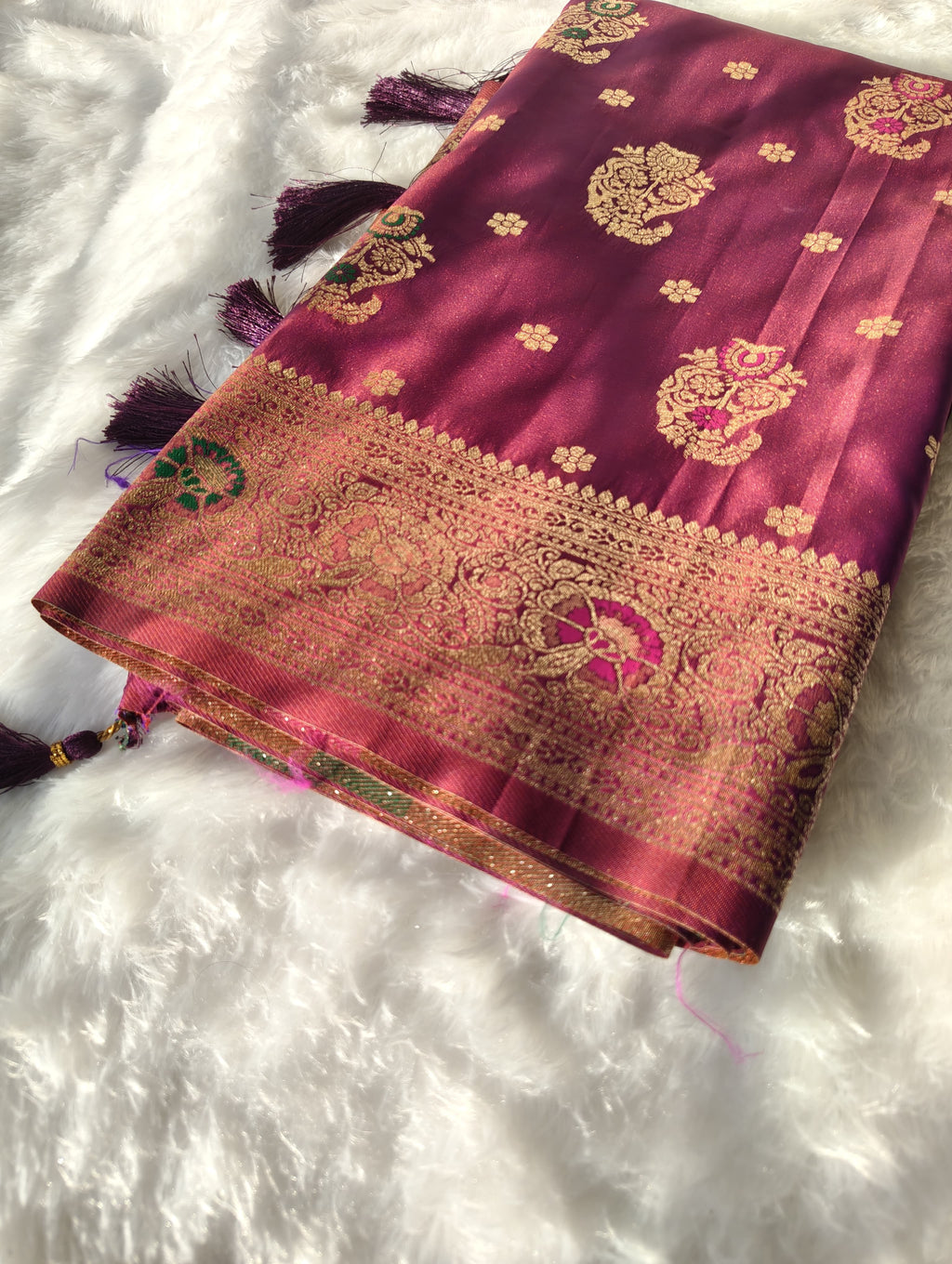 Banarasi soft silk saree