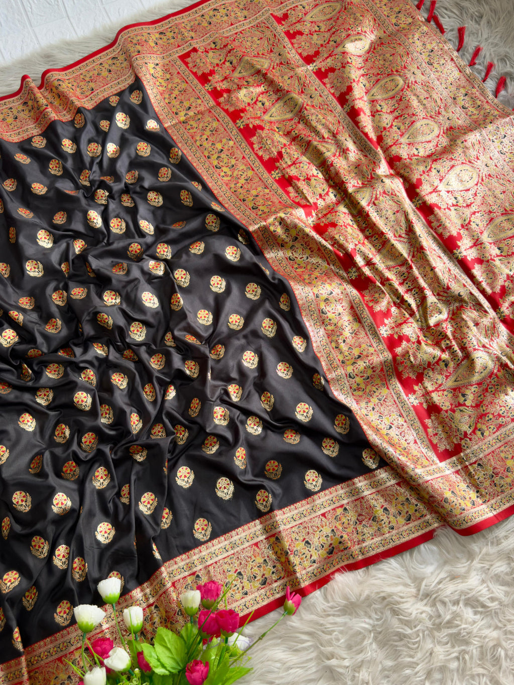 Kashmiri pashmina Silk saree
