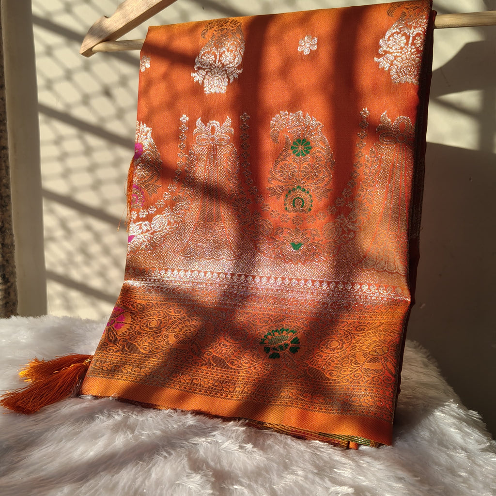 Banarasi soft silk saree