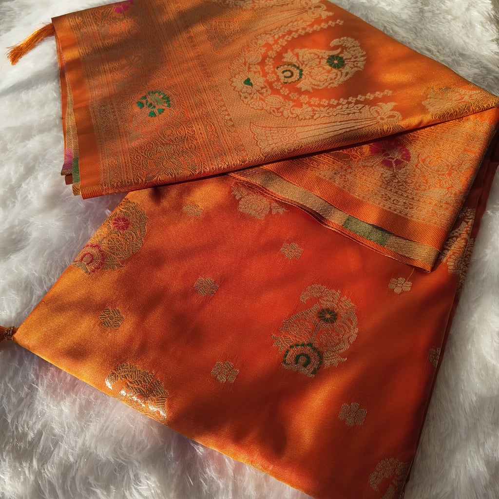 Banarasi soft silk saree