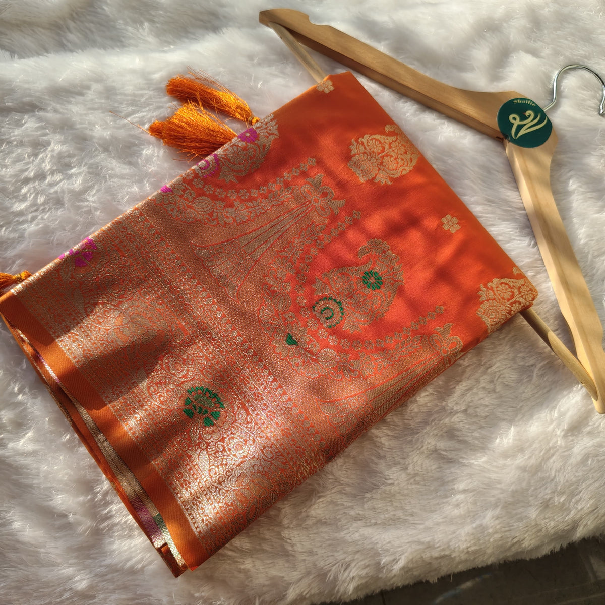 Banarasi soft silk saree