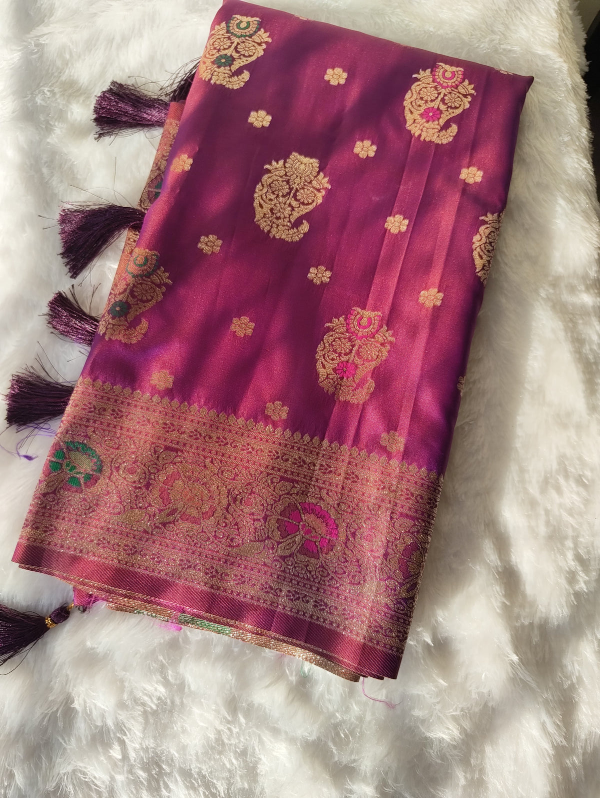 Banarasi soft silk saree
