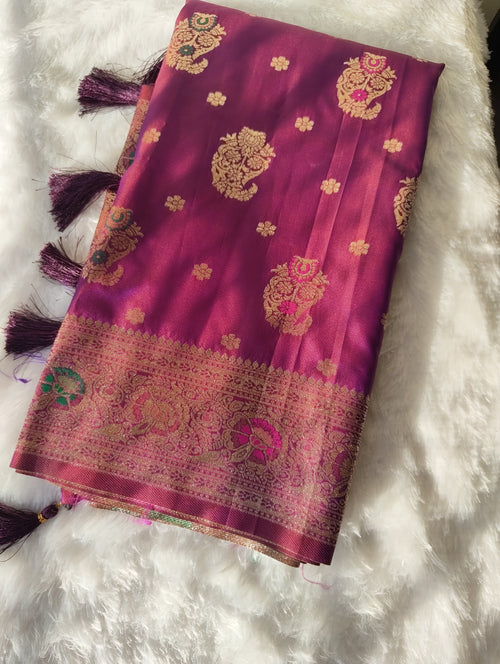 Banarasi soft silk saree