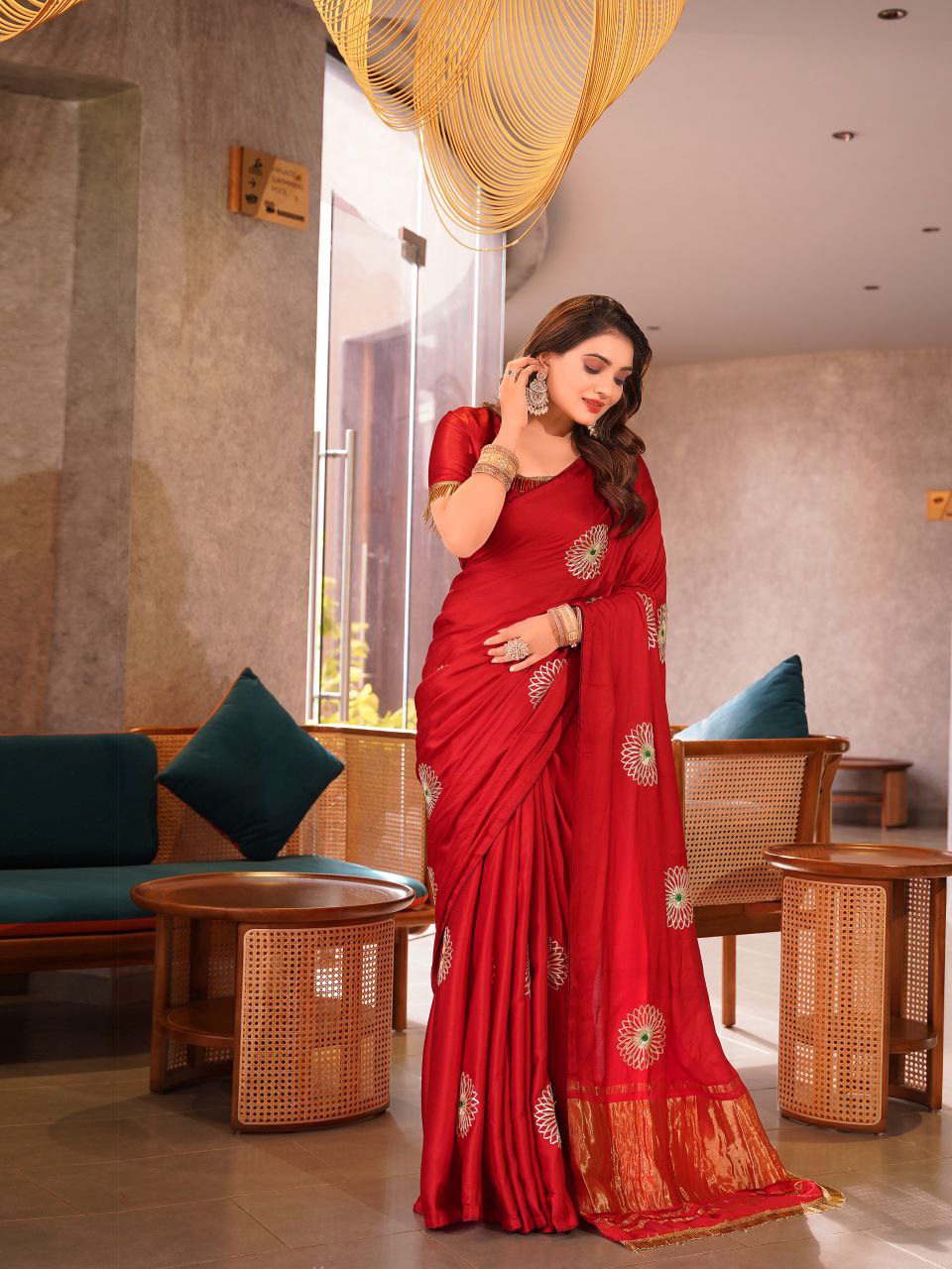 Pure Gajji Silk Saree