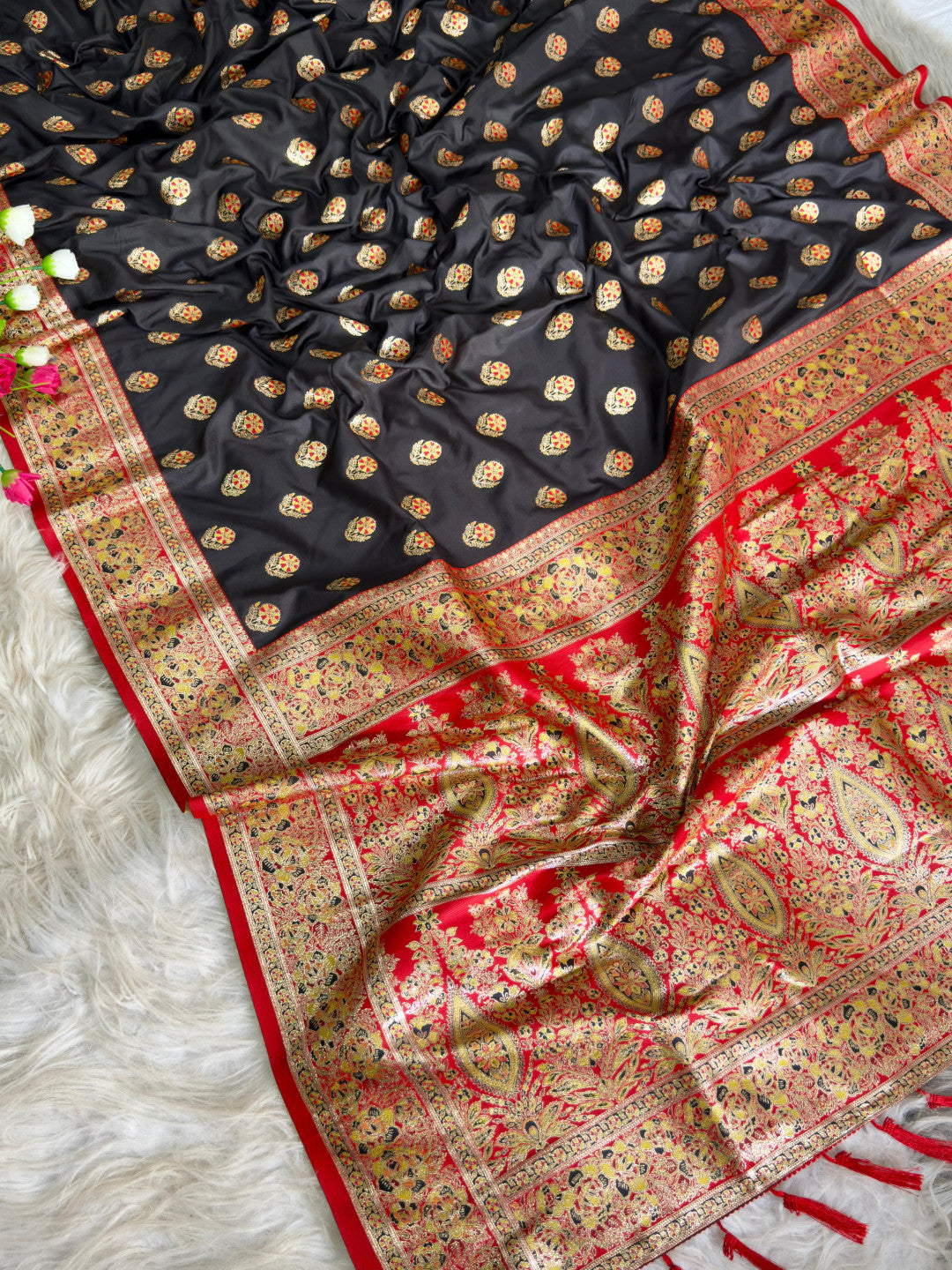 Kashmiri pashmina Silk saree